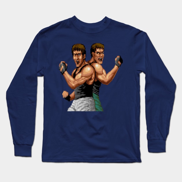 Bad Dudes Long Sleeve T-Shirt by winsarcade